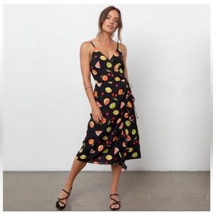 Sold    RAILS  IRIS - FRUIT TROPIC DRESS size M